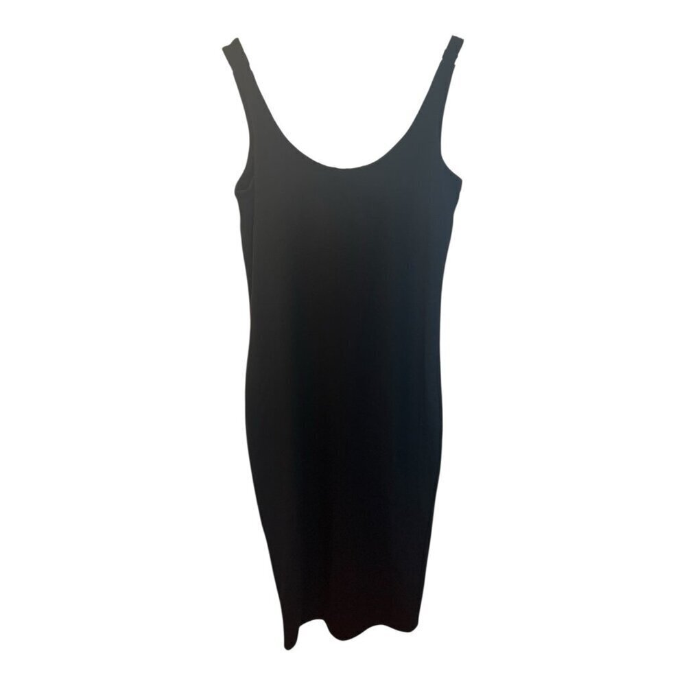 Hatch The Body Tank Dress Large Midi Black Maternity Bodycon Shelf Bra Bamboo - Picture 5 of 6